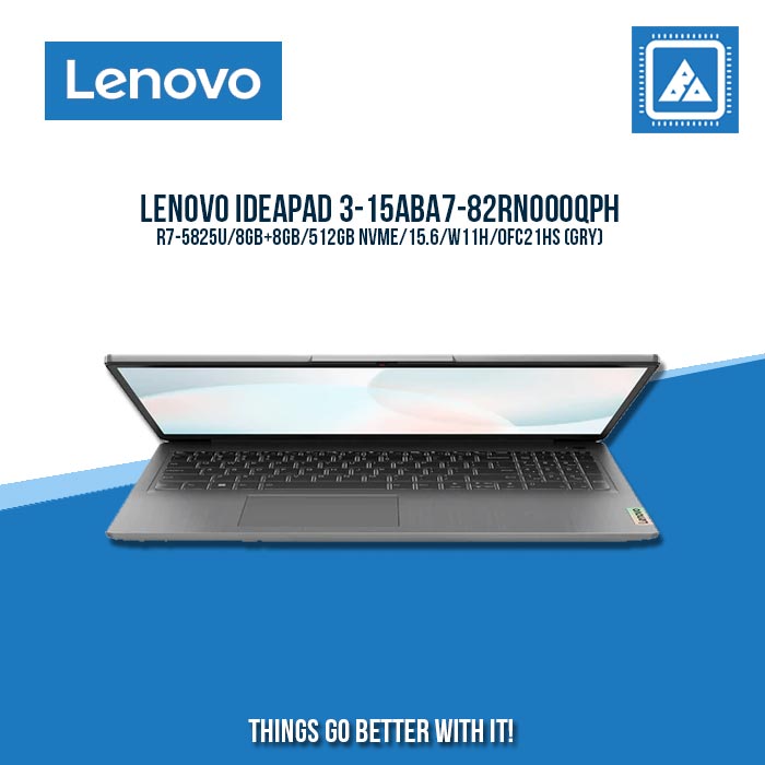 LENOVO IDEAPAD 3-15ABA7-82RN000QPH R7-5825U/8GB+8GB/512GB NVME | BEST FOR STUDENTS AND FREELANCERS LAPTOP LENOVO IDEAPAD 3-15ABA7-82RN000QPH R7-5825U/8GB+8GB/512GB NVME | BEST FOR STUDENTS AND FREELANCERS LAPTOP